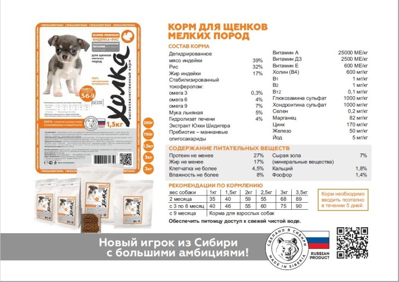 Холка корм