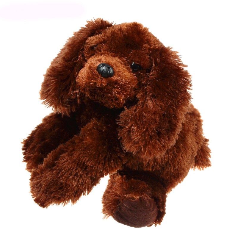Коричневая собачка игрушка