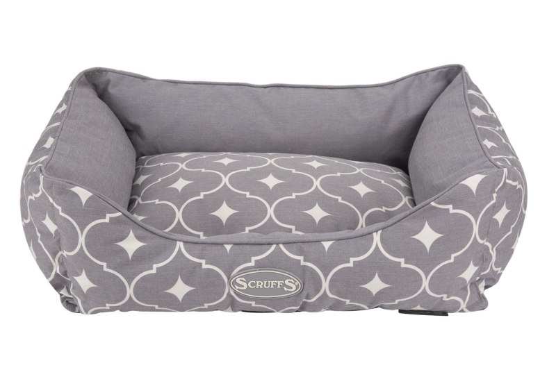 Лежак Scruffs с бортиками Windsor серый 75*60*22см, шт