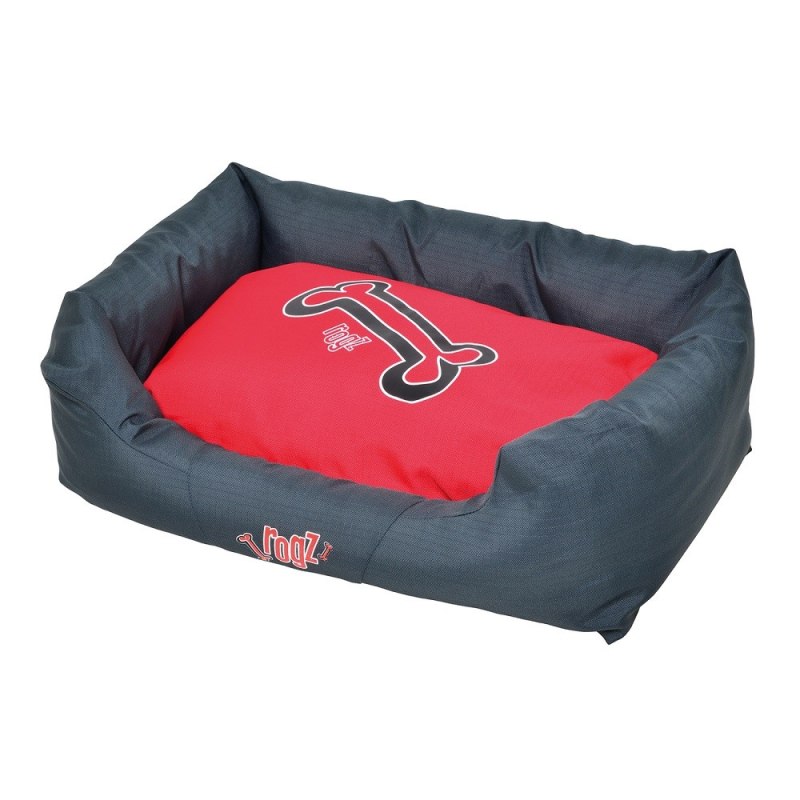 Лежак для собак Rogz Spice pod Red Rogz Bone PPSCC 56х35х22 см