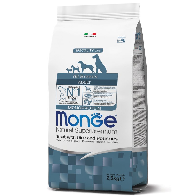 Monge Dog Mini корм для взрослых собак мелких пород 800г