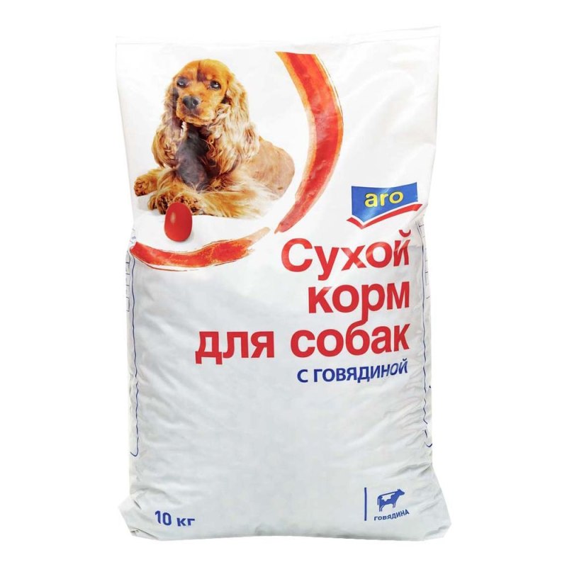 Aro сухой корм для собак с говядиной 20кг