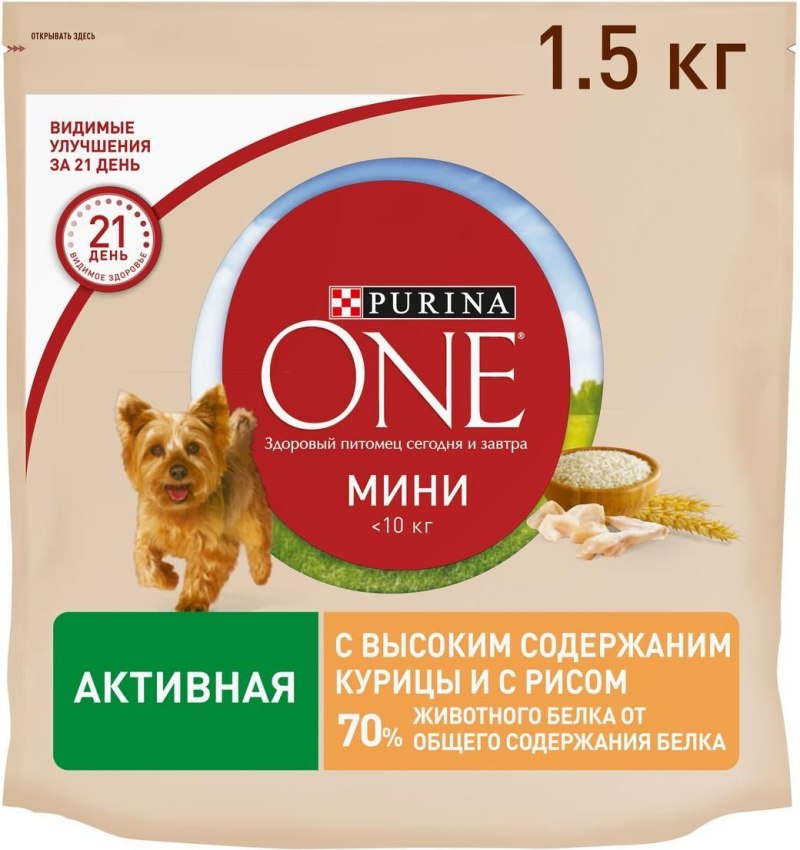 Purina one для собак 10kg