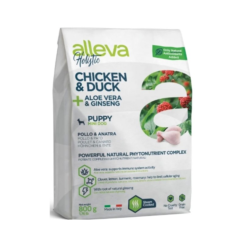 Holistic Chicken & Duck + sugarcane Fiber & Aloe Vera Hairball 400 гр