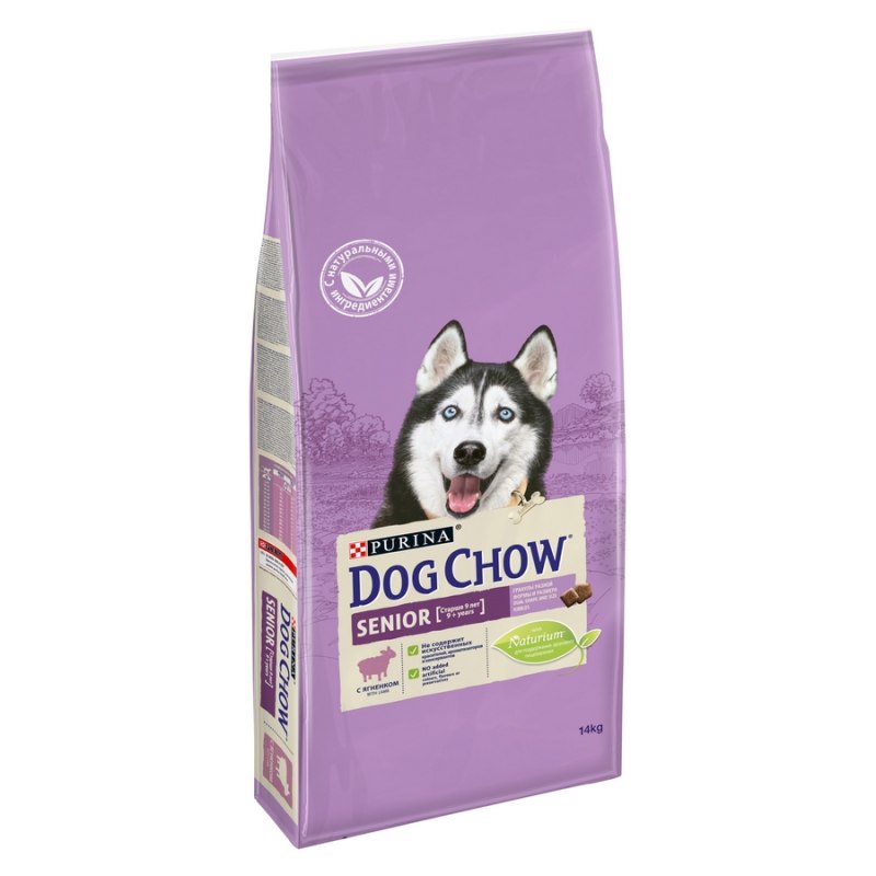 Корм для пожилых собак Dog Chow ягненок 14 кг
