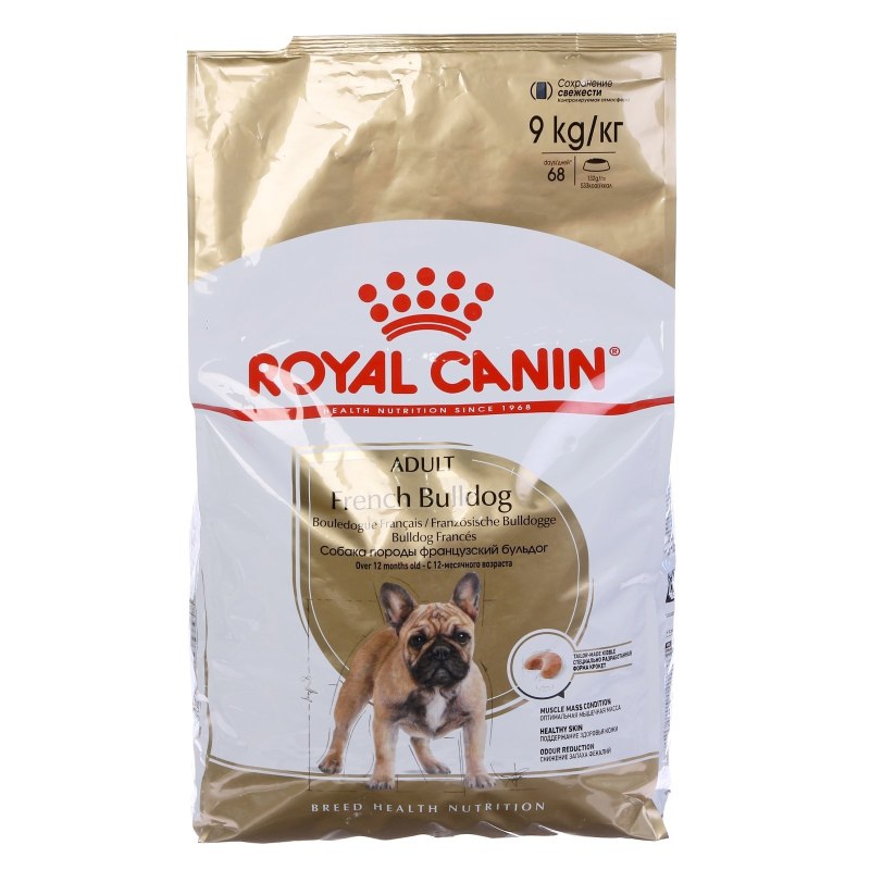 Корм Royal Canin сухой для собак French Bulldog Adult (французский бульдог)