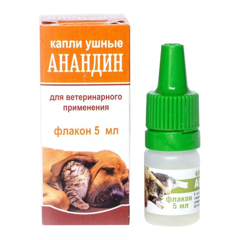 Капли анандин ушные