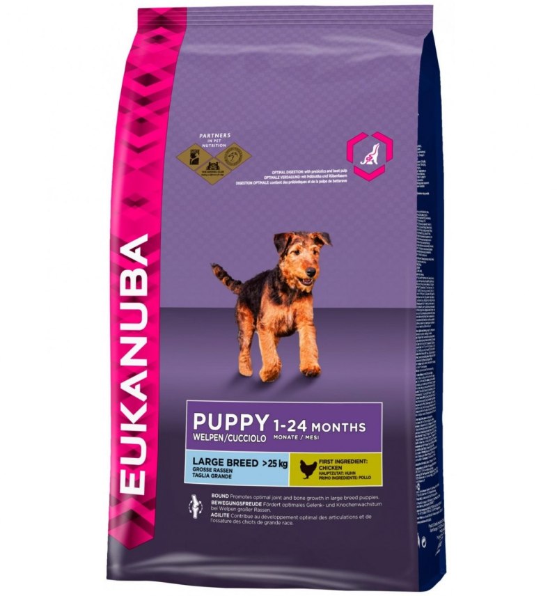 Корм сухой Eukanuba для щенков мелких пород