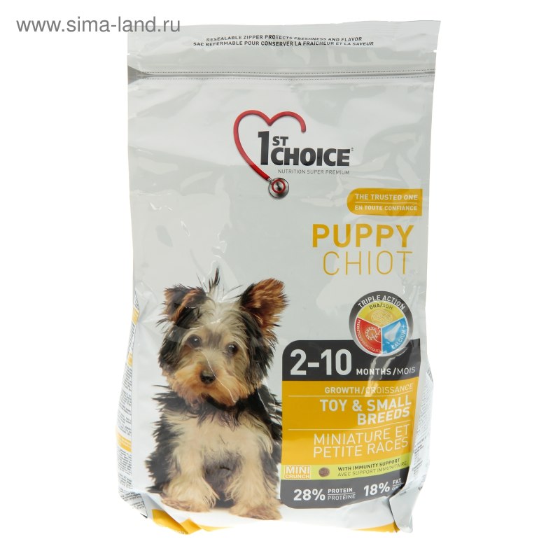 Корм для щенков 1st choice Puppy курица 2.72 кг