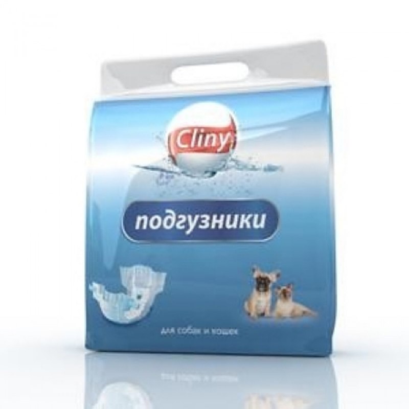Cliny подгузники д/жив XXL 25-40кг 6шт/уп (1/12)