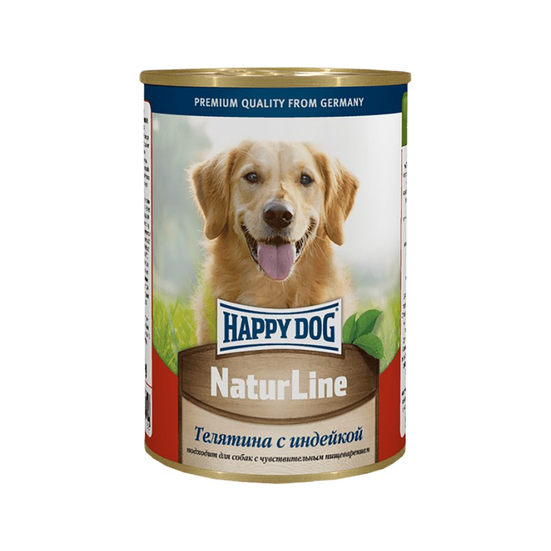 Корм для собак Happy Dog NATURLINE ягненок с рисом 400г