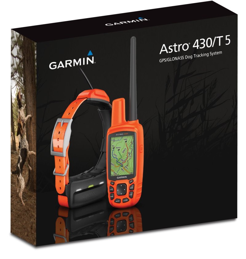 Навигатор Garmin Astro 430 с ошейником t5