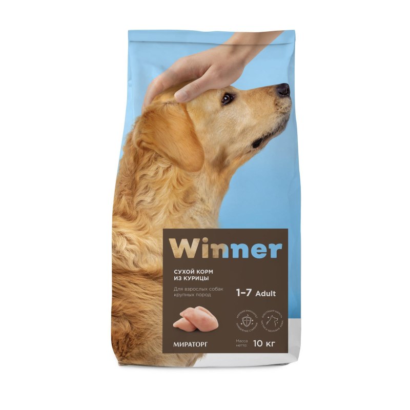 Сухой корм для собак winner 10 кг
