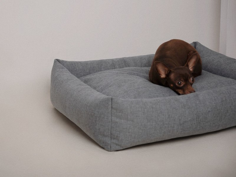 Haustier лежак для собак и котов Lounge Silver