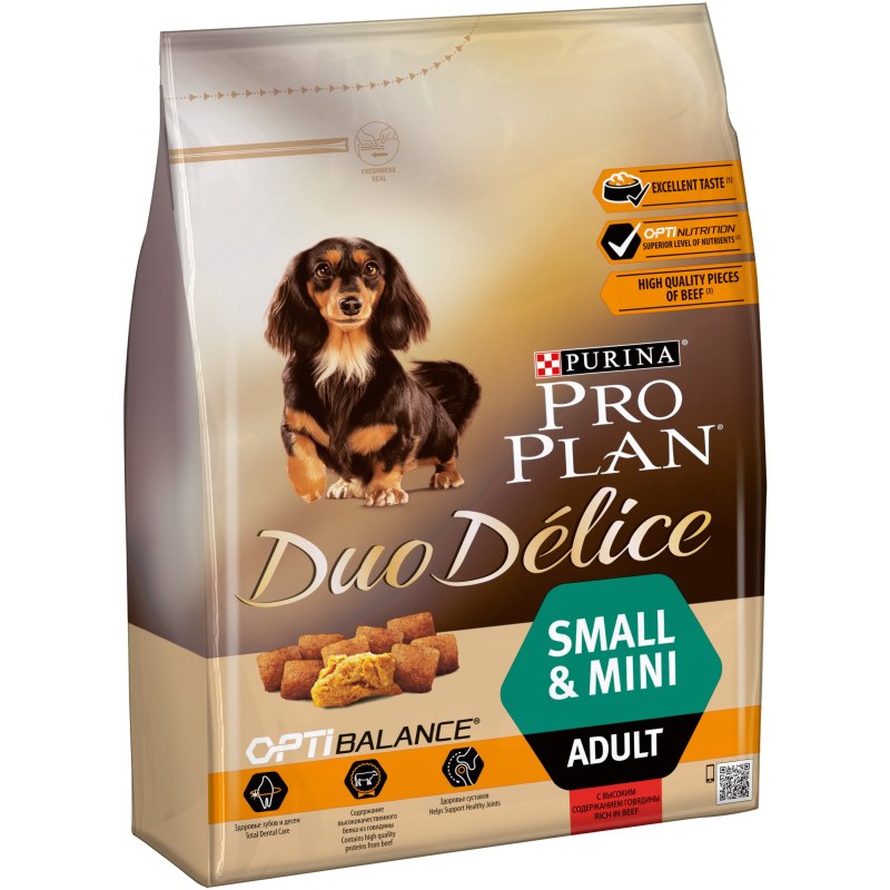 Pro Plan Duo Delice для взрослых собак мелких лосось