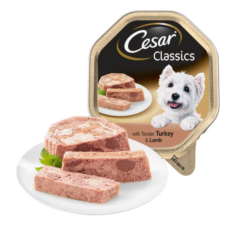 Корм для собак Cesar Classics курица, индейка 150г