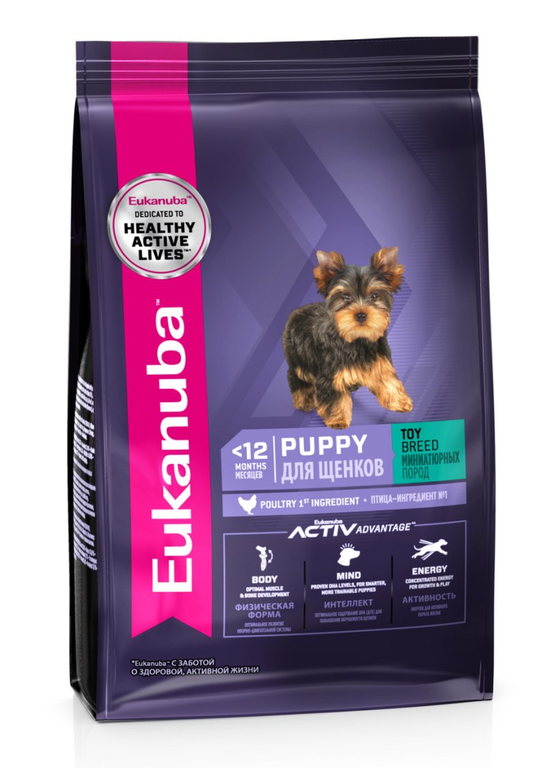 Эукануба Dog корм для взрослых собак крупных пород 15кг (EUK