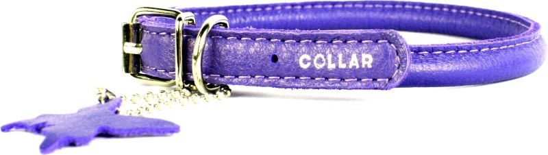 Collar ошейник для собак "waudog Glamour" круглый голубой