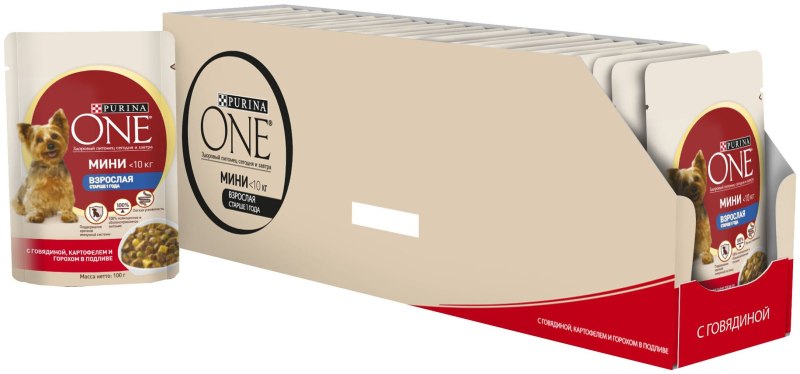 Корм для собак Purina one курица 100г