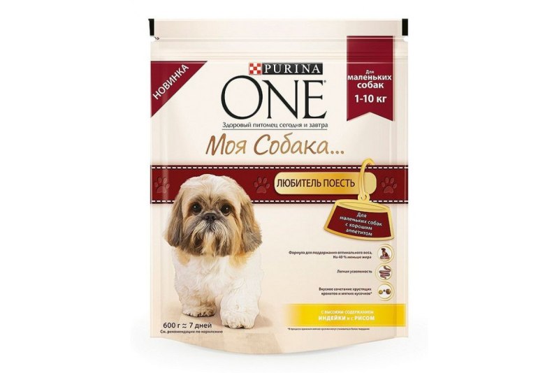 Корм для собак Purina one индейка 600г