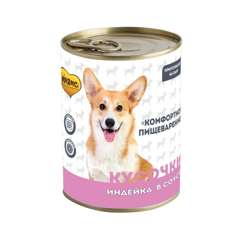 Консервы Мнямс для собак новинка