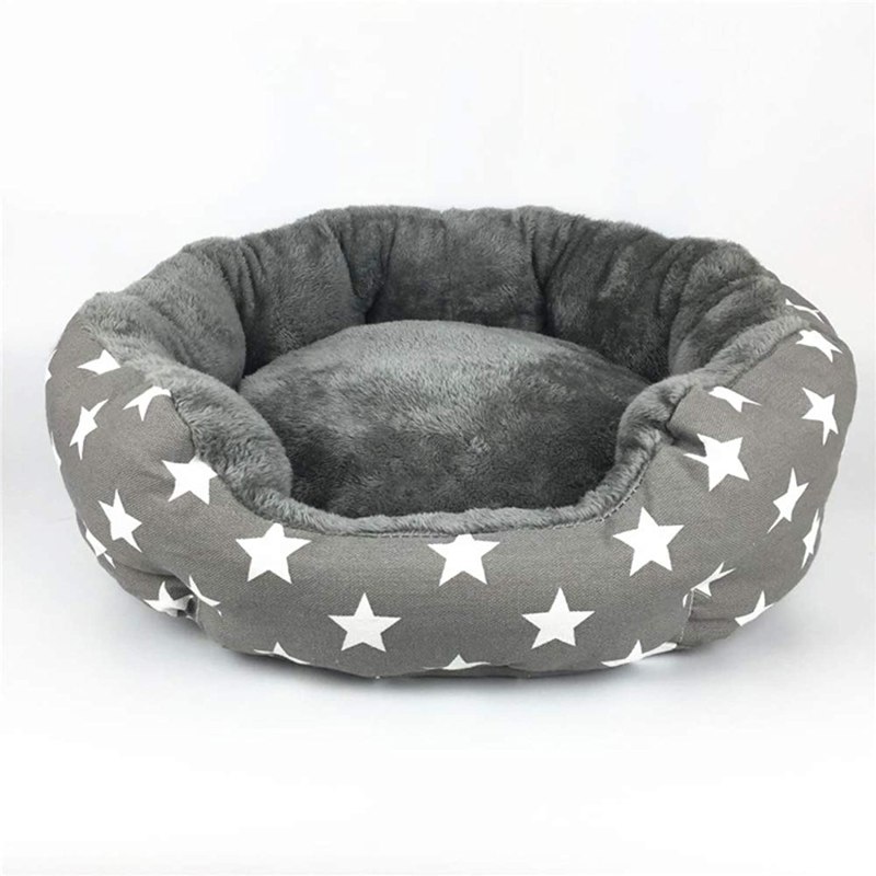 Long Plush super Soft Pet Bed Kennel Dog Round Cat Winter warm sleeping Bag Puppy Cushion mat Portable Cat Supplies»