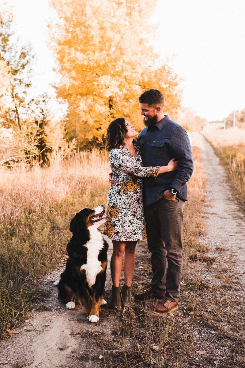 Family with Dog