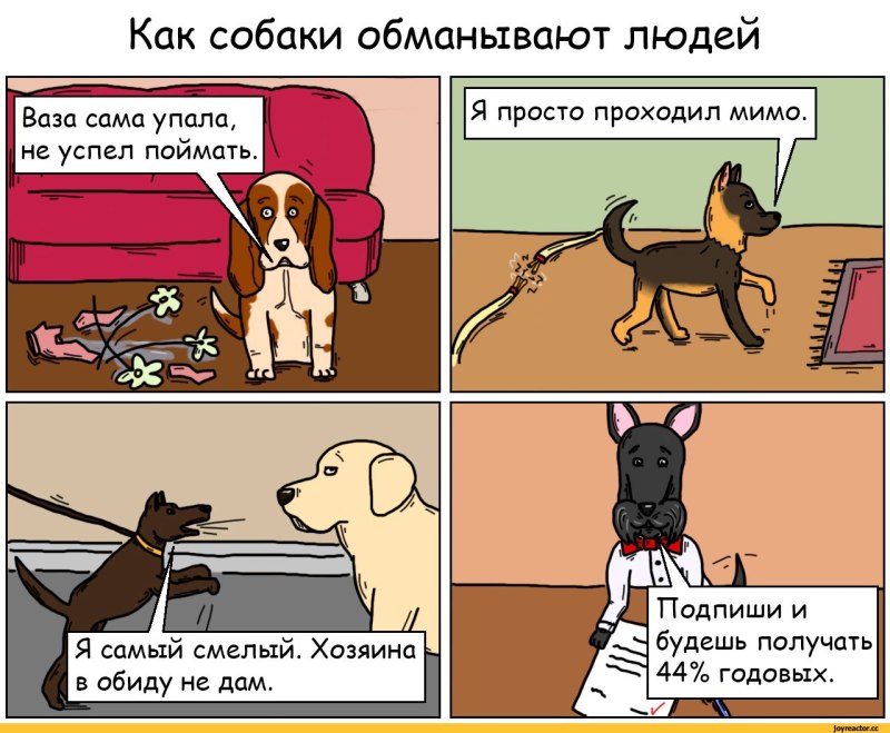 Комиксы про собак