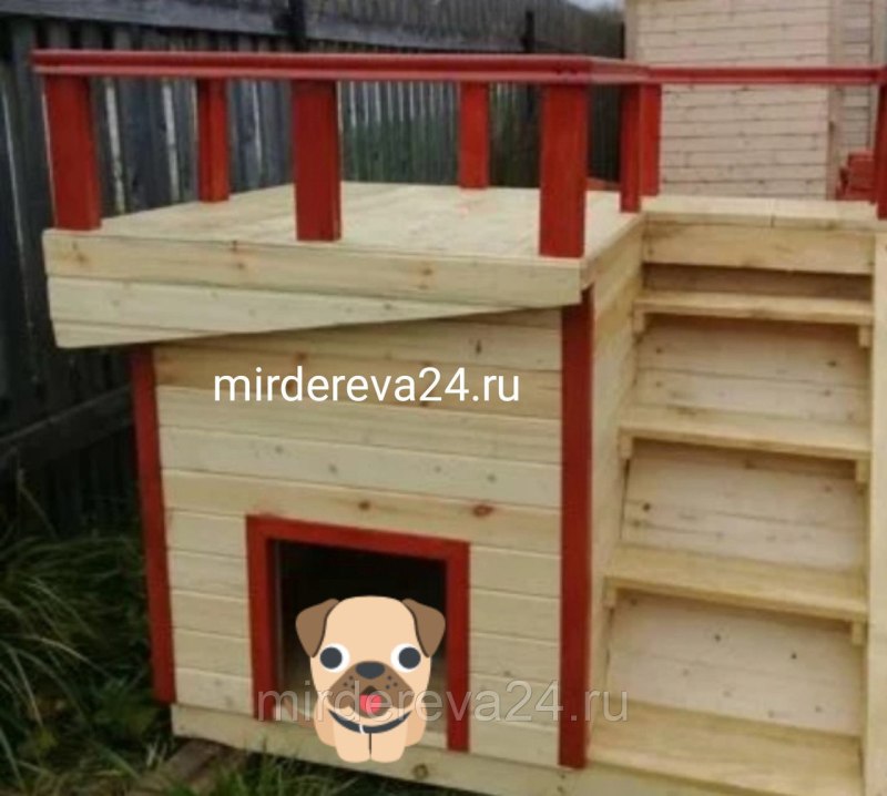 Уютная конура для собаки