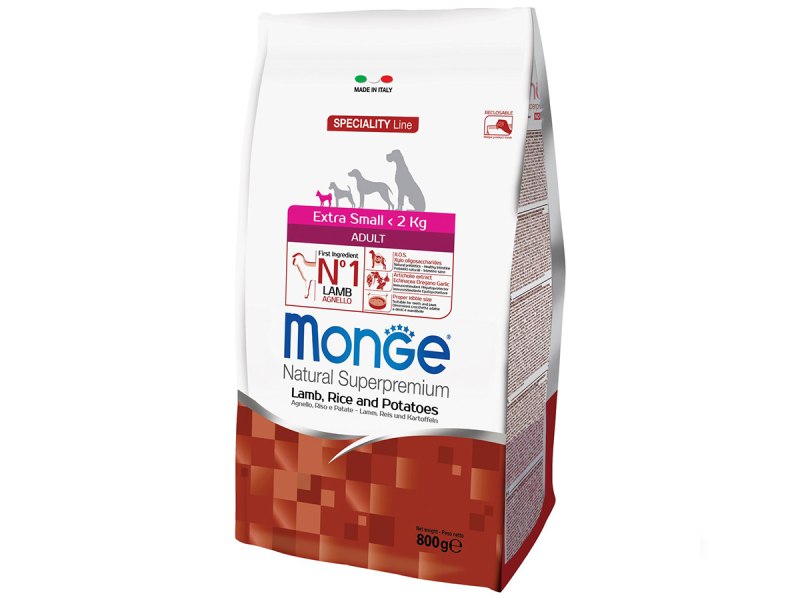 Monge Dog Speciality Mini корм для взрослых собак мелких пород лосось с рисом 800г
