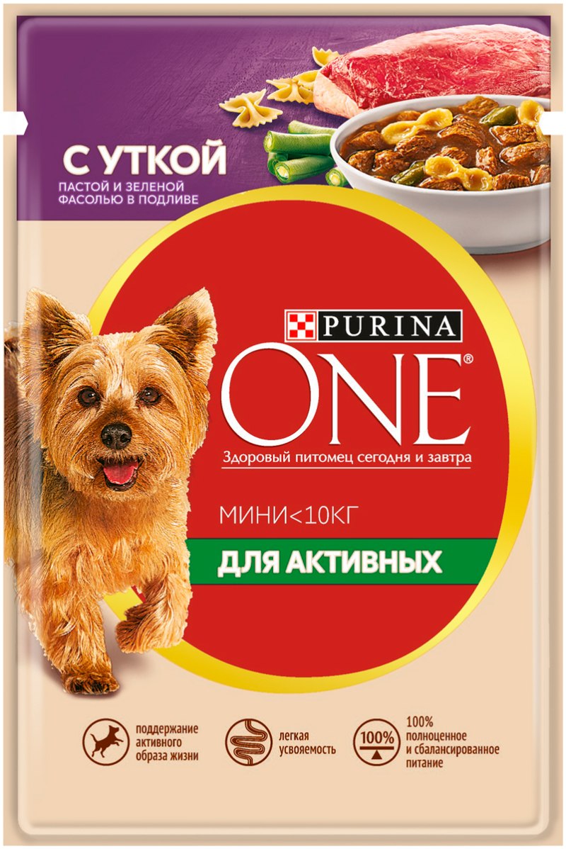 Purina one Dog мини взрослая