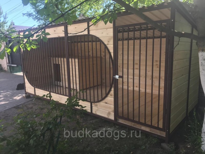 Вольер 2х2 для собаки кавказской овчарки