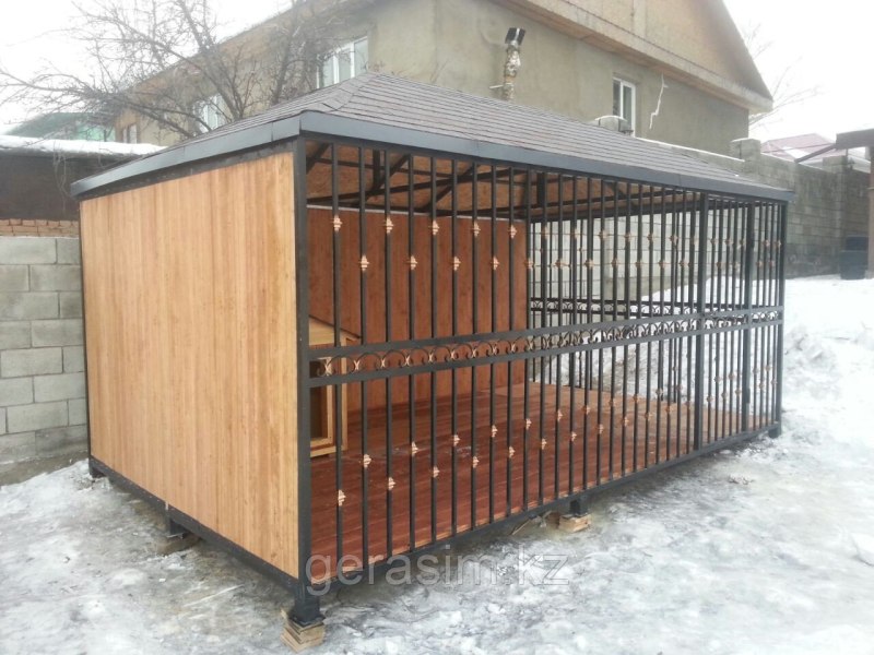 Вольер для собаки алабай