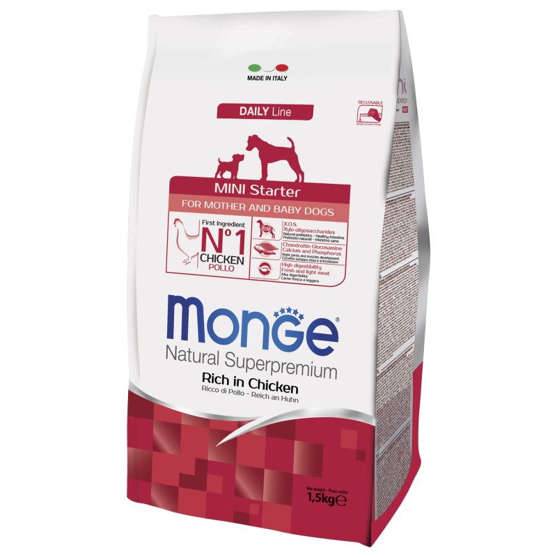 Корм для щенков Monge Dog Speciality Mini для мелких пород ягненок с рисом сух. 800г