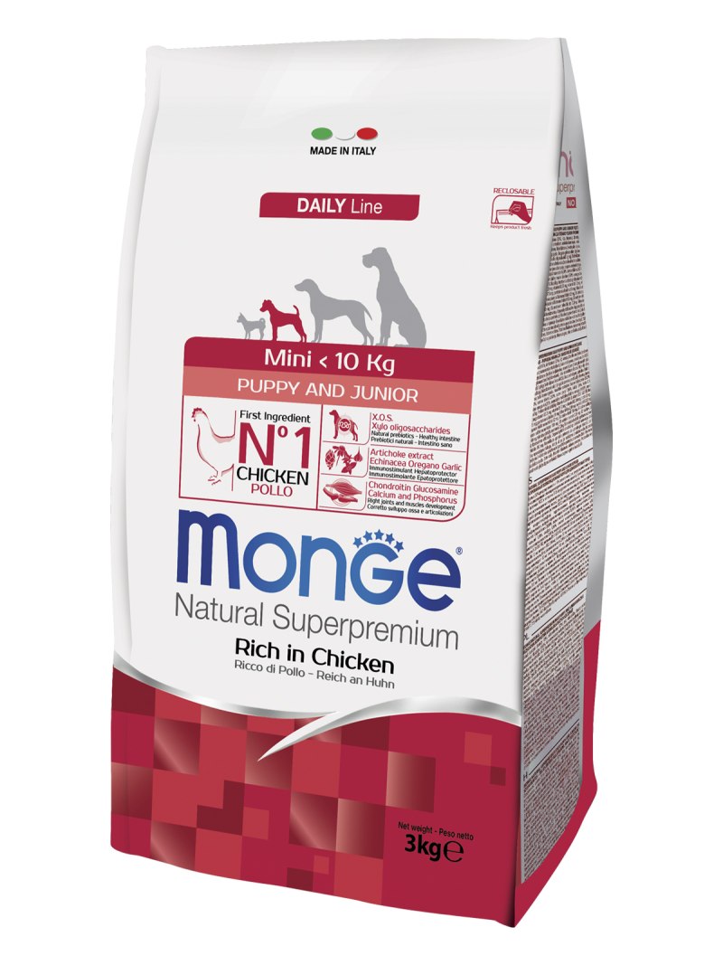 Monge Dog Mini корм для щенков мелких пород 800г