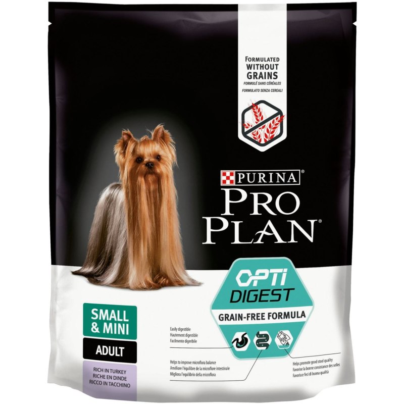 Pro Plan OPTIDIGEST беззерновой 700гр для мелких собак индейка