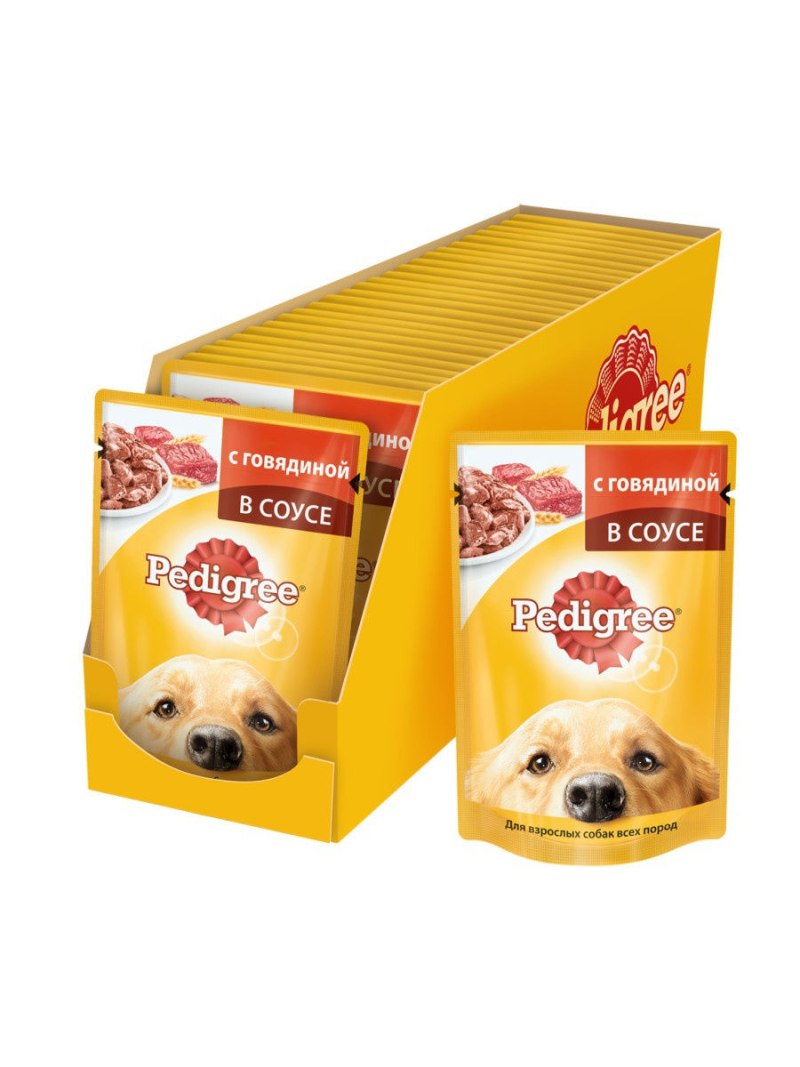 Корм для щенков pedigree курица 600г