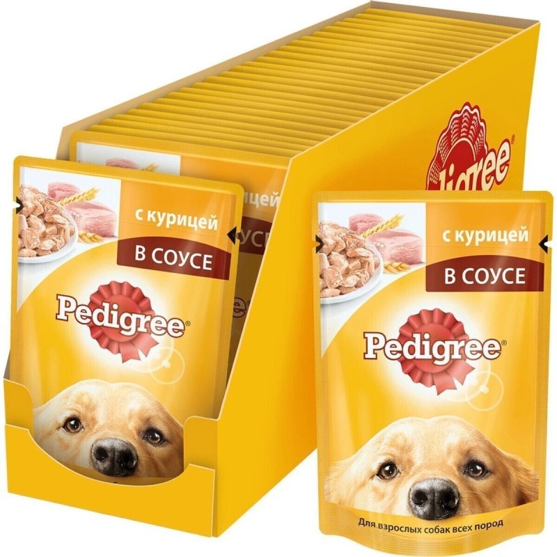 Pedigree для взрослых собак всех пород с говядиной, 600 г