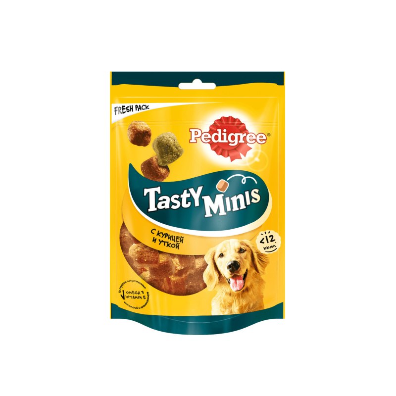 Pedigree для щенков с курицей