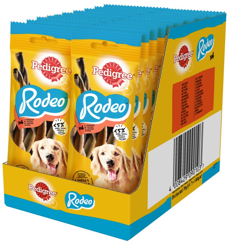 Лакомство для собак pedigree Denta Stix, палочки, мясо, 270г