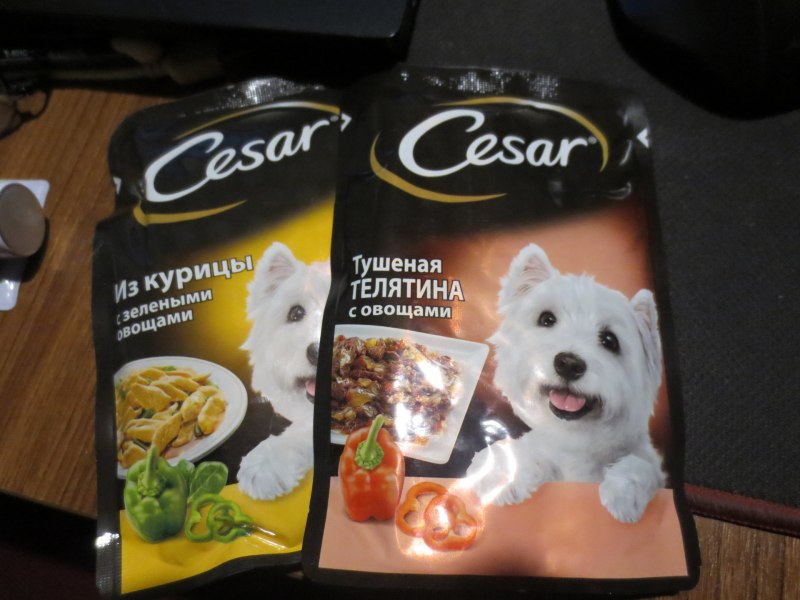 Влажный корм Cesar