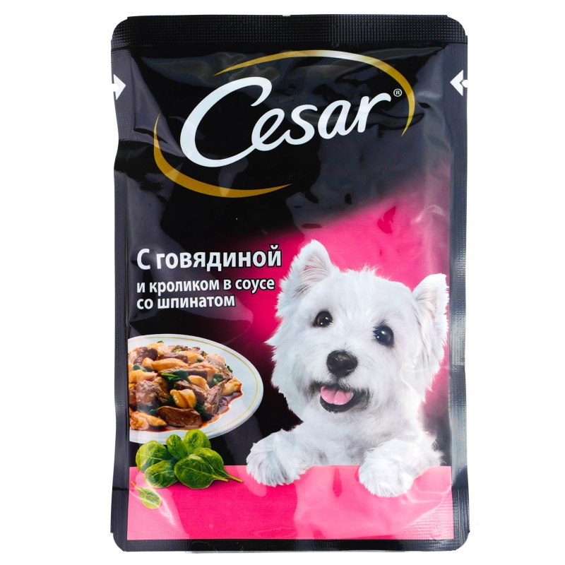 Корм для собак Cesar кролик 100г