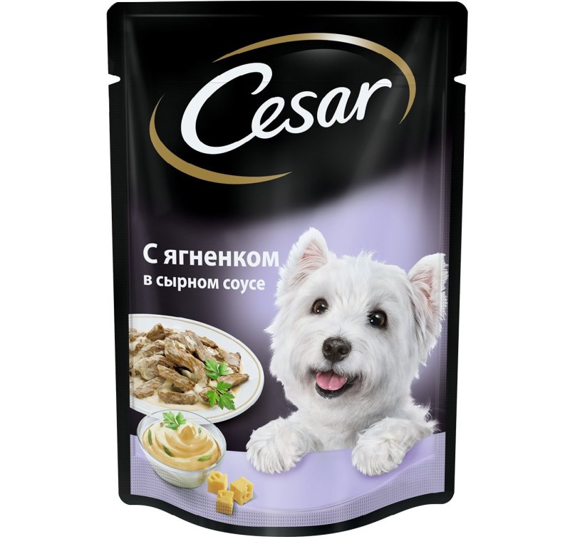 Корм Цезарь для собак щенков мелких