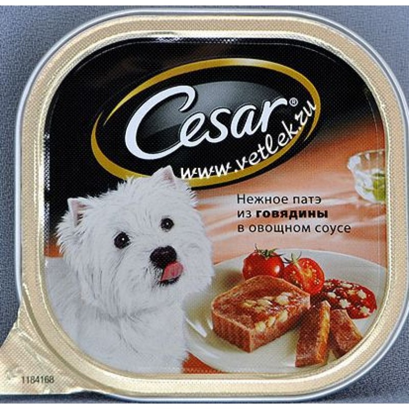 Цезарь еда для собак