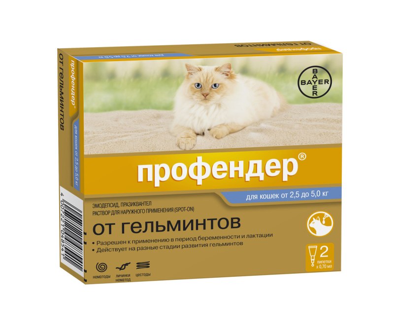 Антигельминтик для кошек Bayer Профендер
