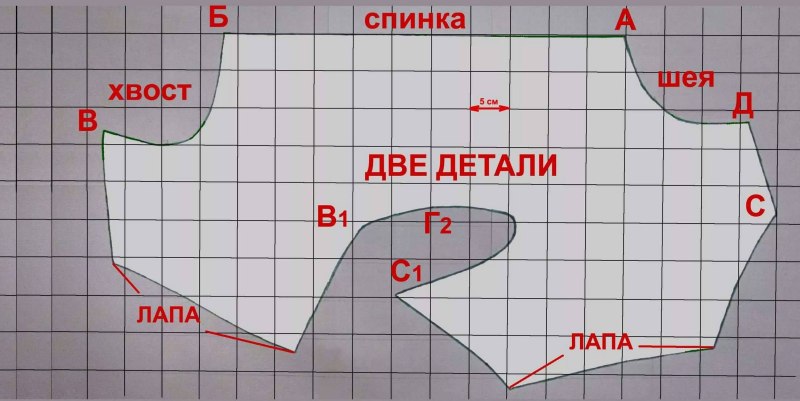 Выкройка комбинезона для собаки такса мальчик