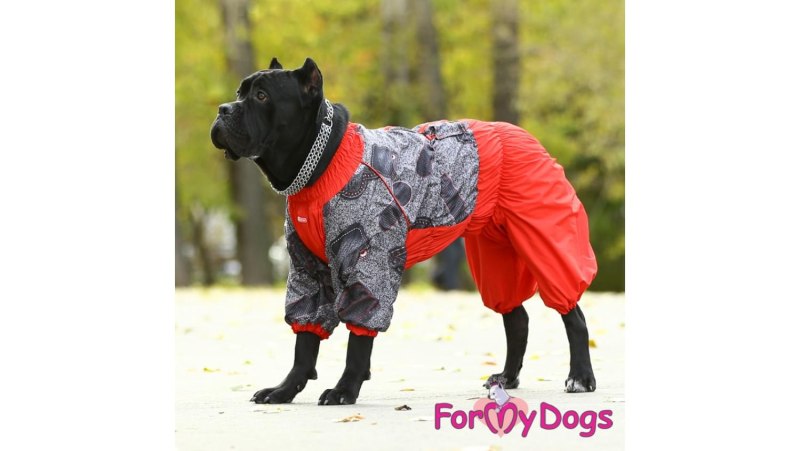 Комбинезон красный для собак FORMYDOGS