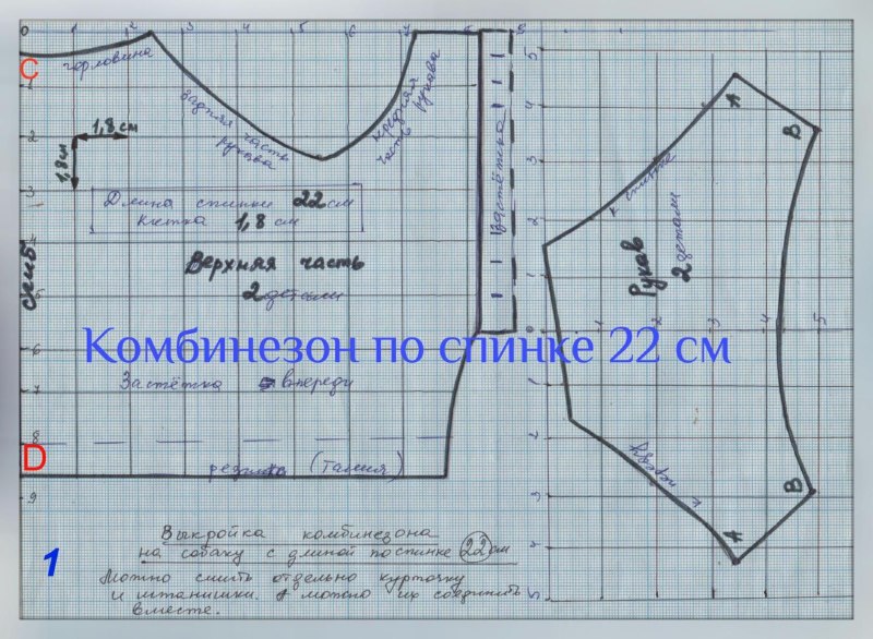 Выкройка для собак выкройка Бурда