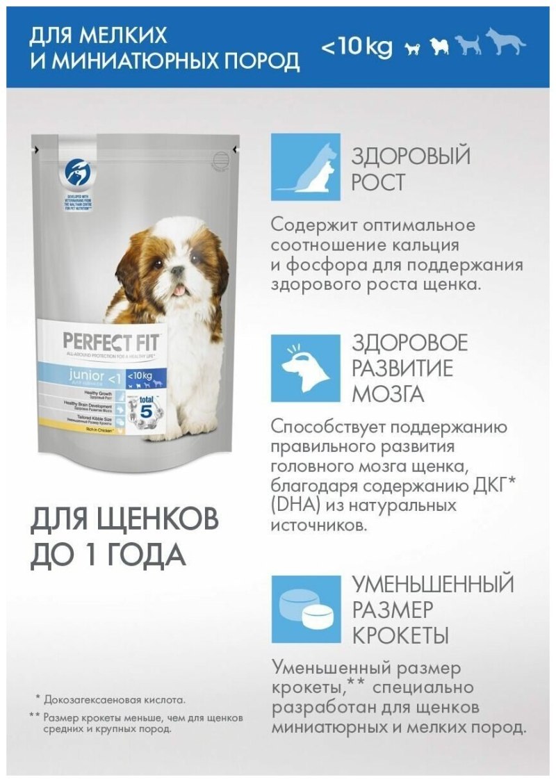 Корм Перфект фит для собак крупных пород
