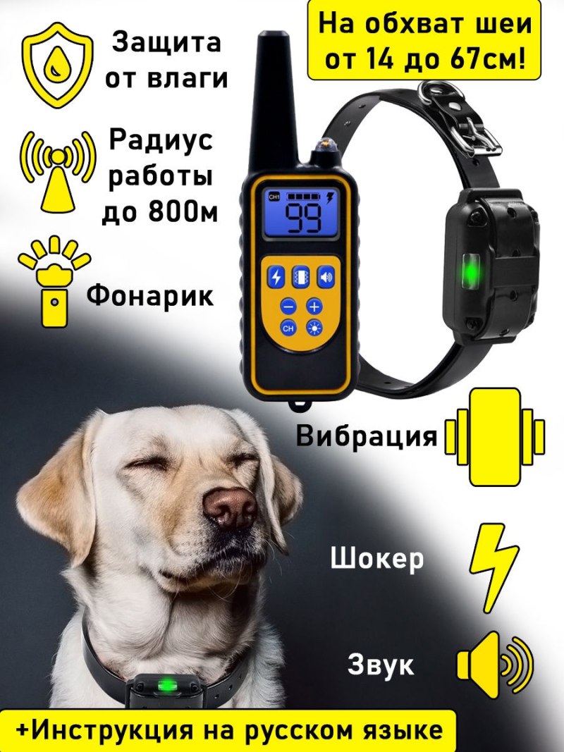 Электронный ошейник Petcomer p880